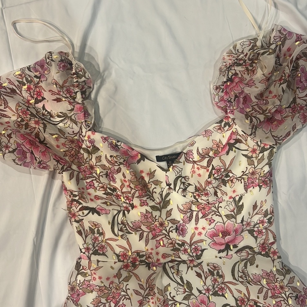 Floral mini dress